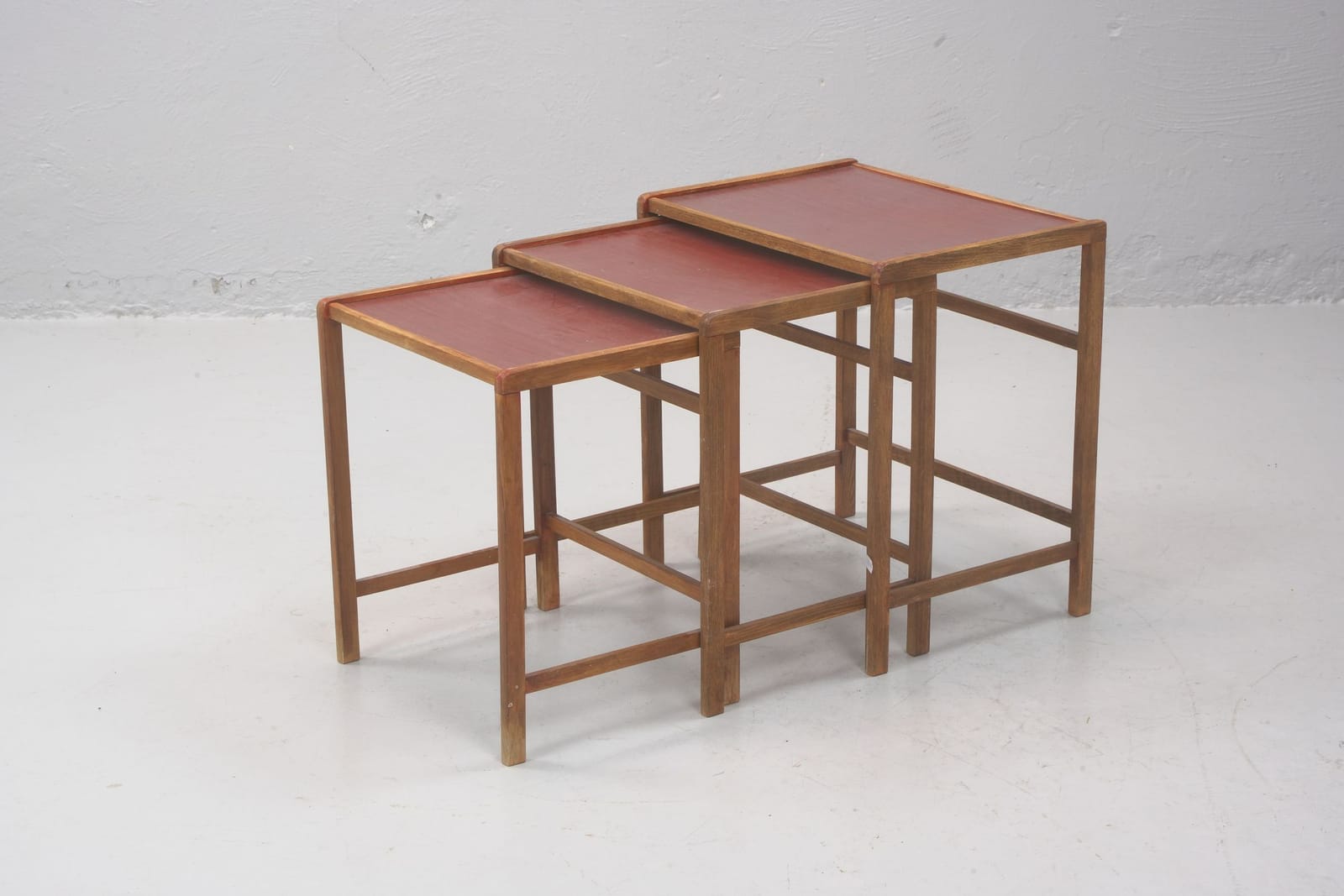 SATSBORD, 3 delar, teak, laminat, 1960/1970-tal