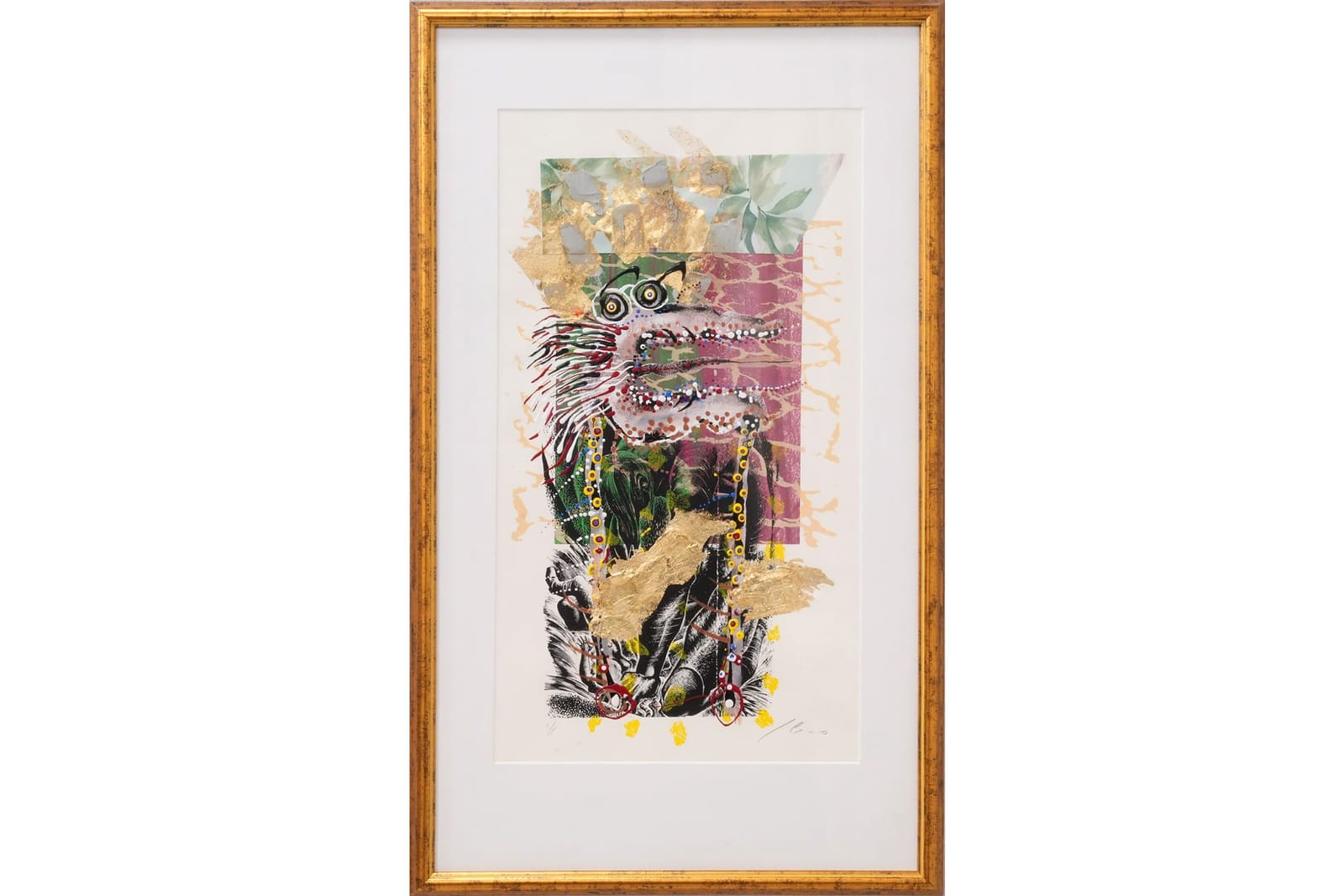JUAN CANO (Uruguay/Sverige, 1954), grafisk blandteknik, handkolorerad