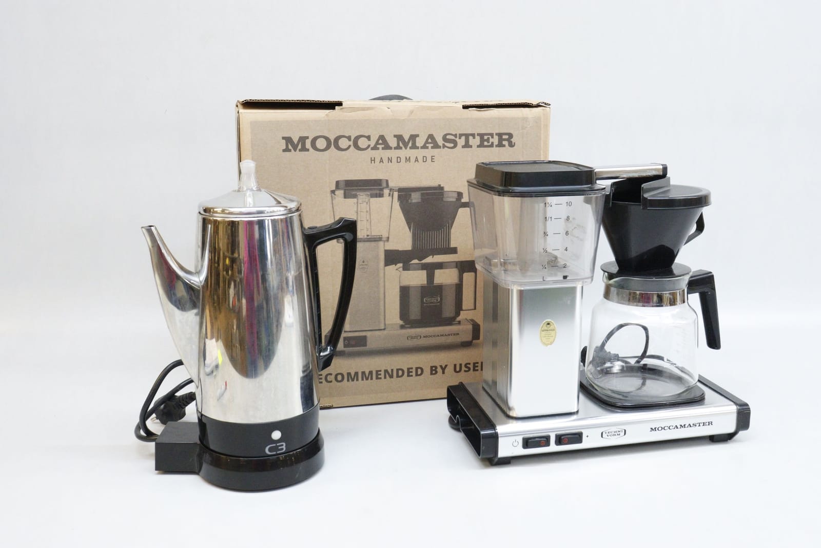 Moccamaster och perkulator C3