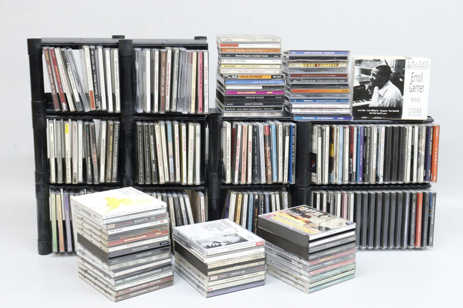 CD-skivor och hållare
