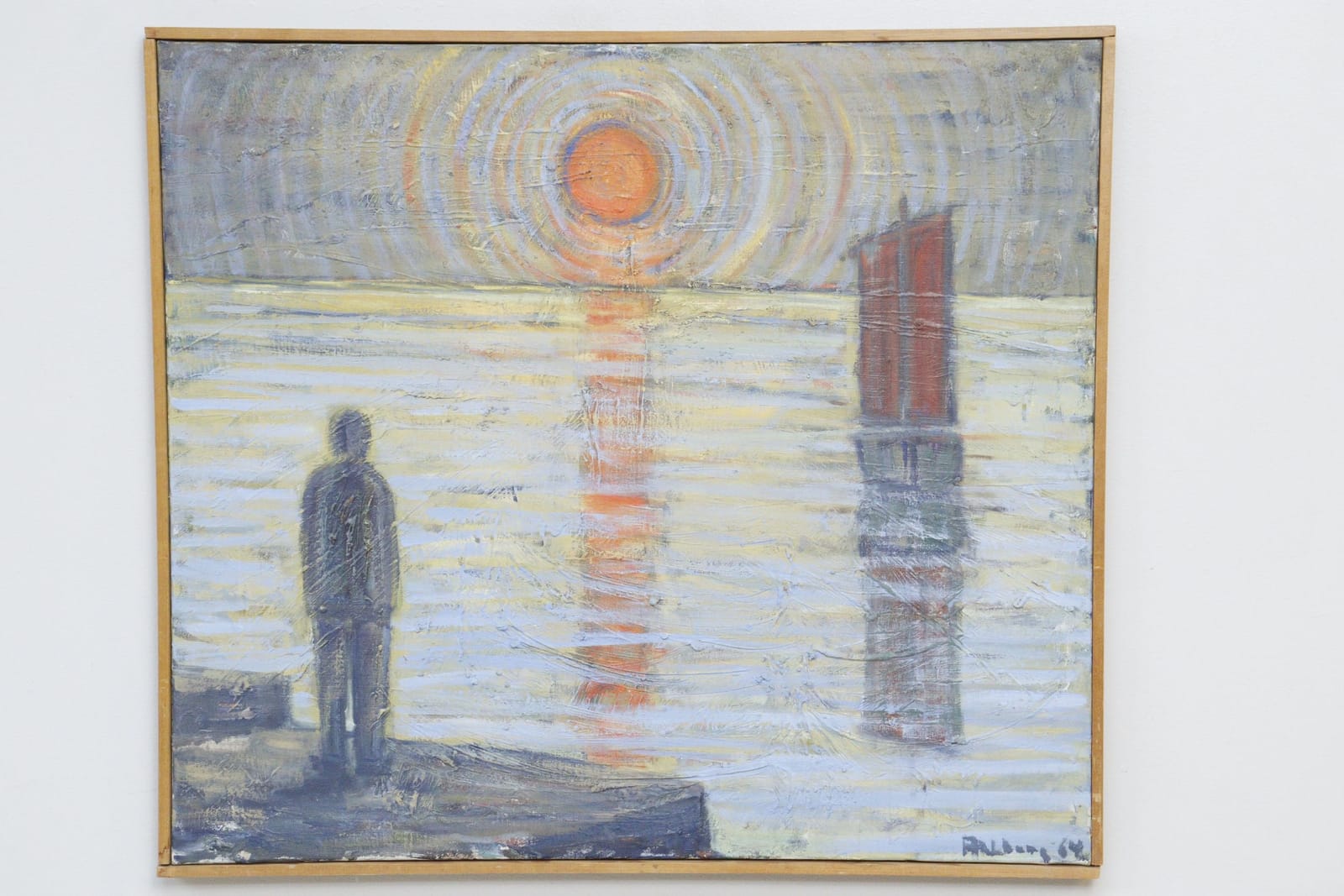 Rolf Ahlberg, olja på duk, signerad