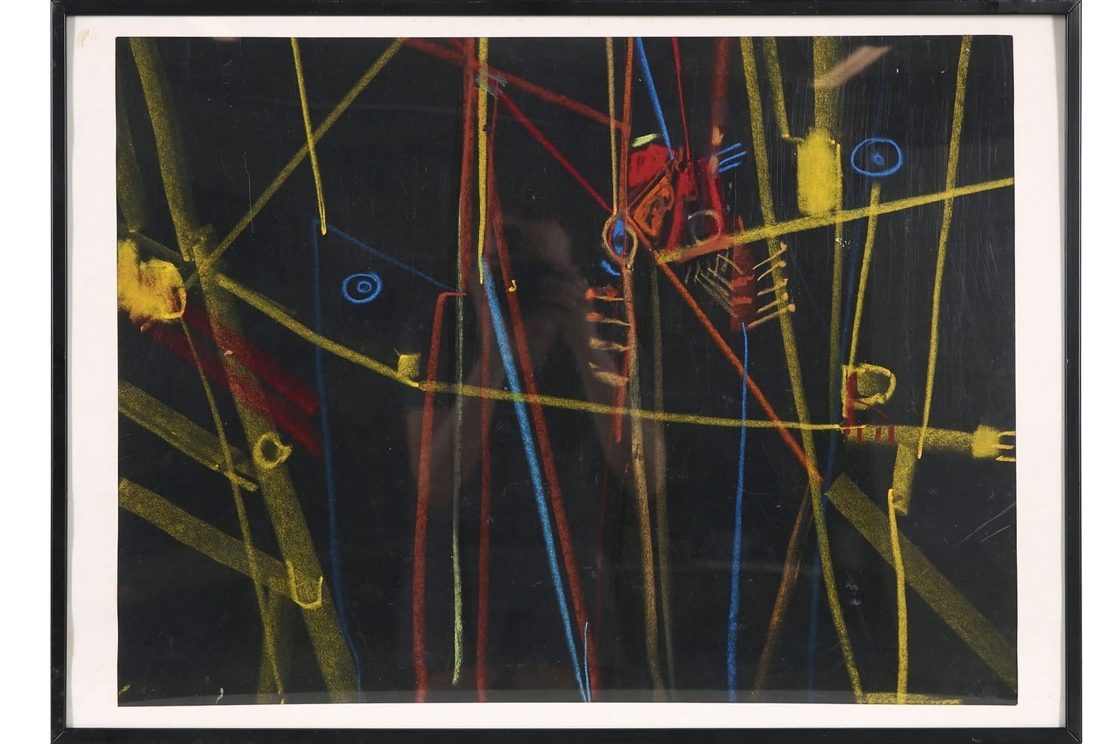 INGMAR MELKER-MELKERSSON (1918), pastell, komposition