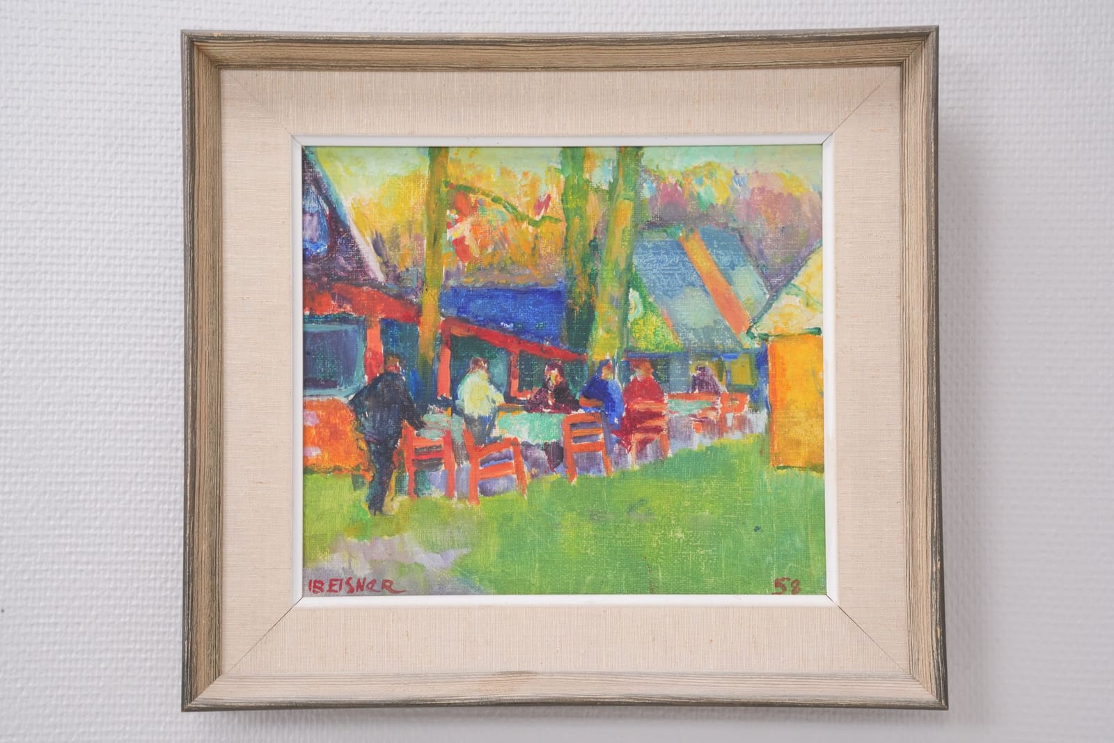 IB EISNER (1925-2003), olja på duk