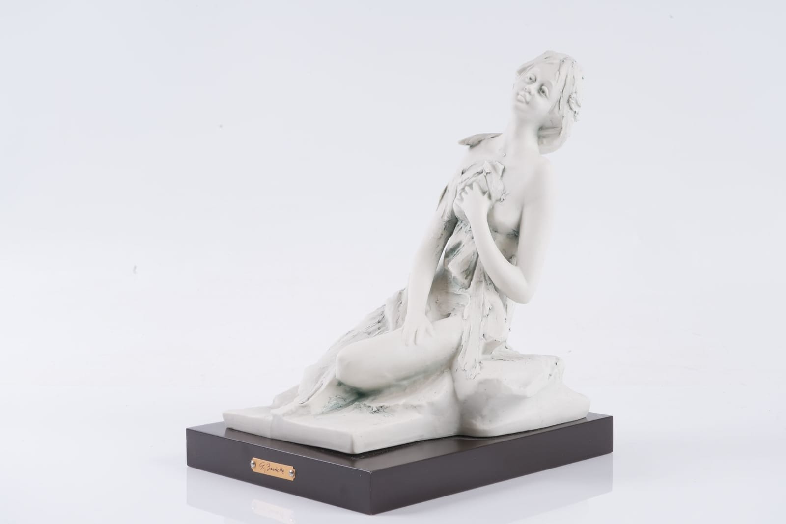 GIOVANNI BARBETTA, figurin på sockel, Italien