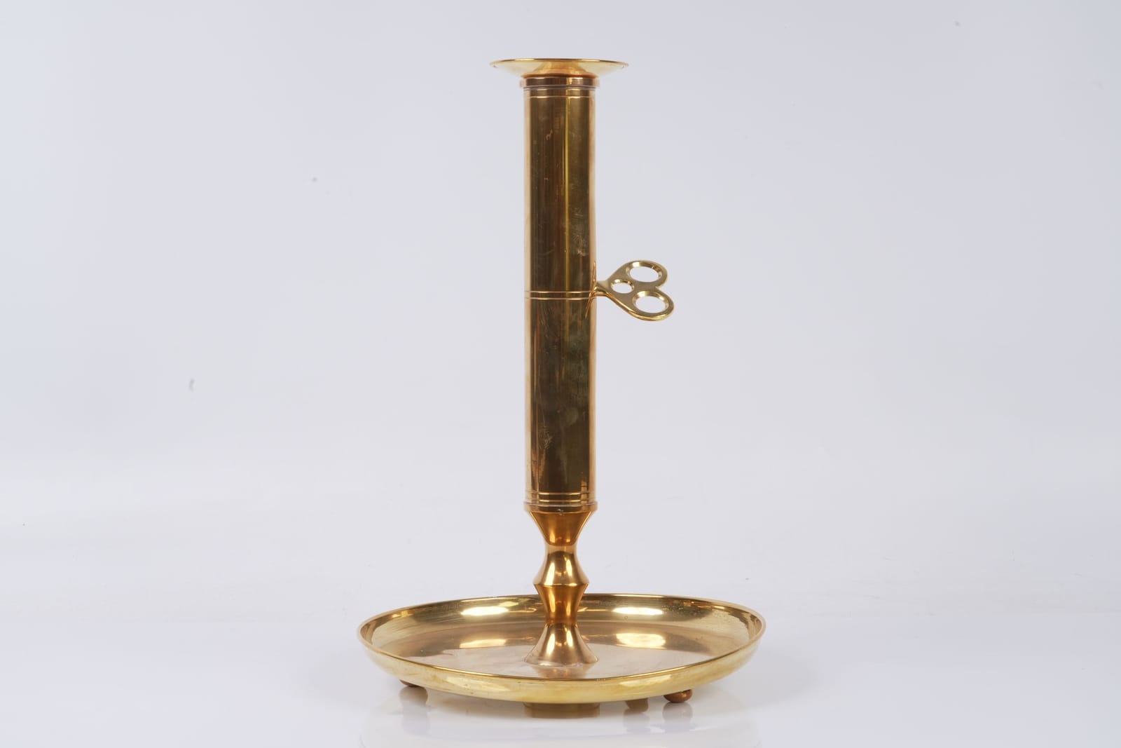 LJUSSTAKE, för dopljus, mässing, 1900-tal