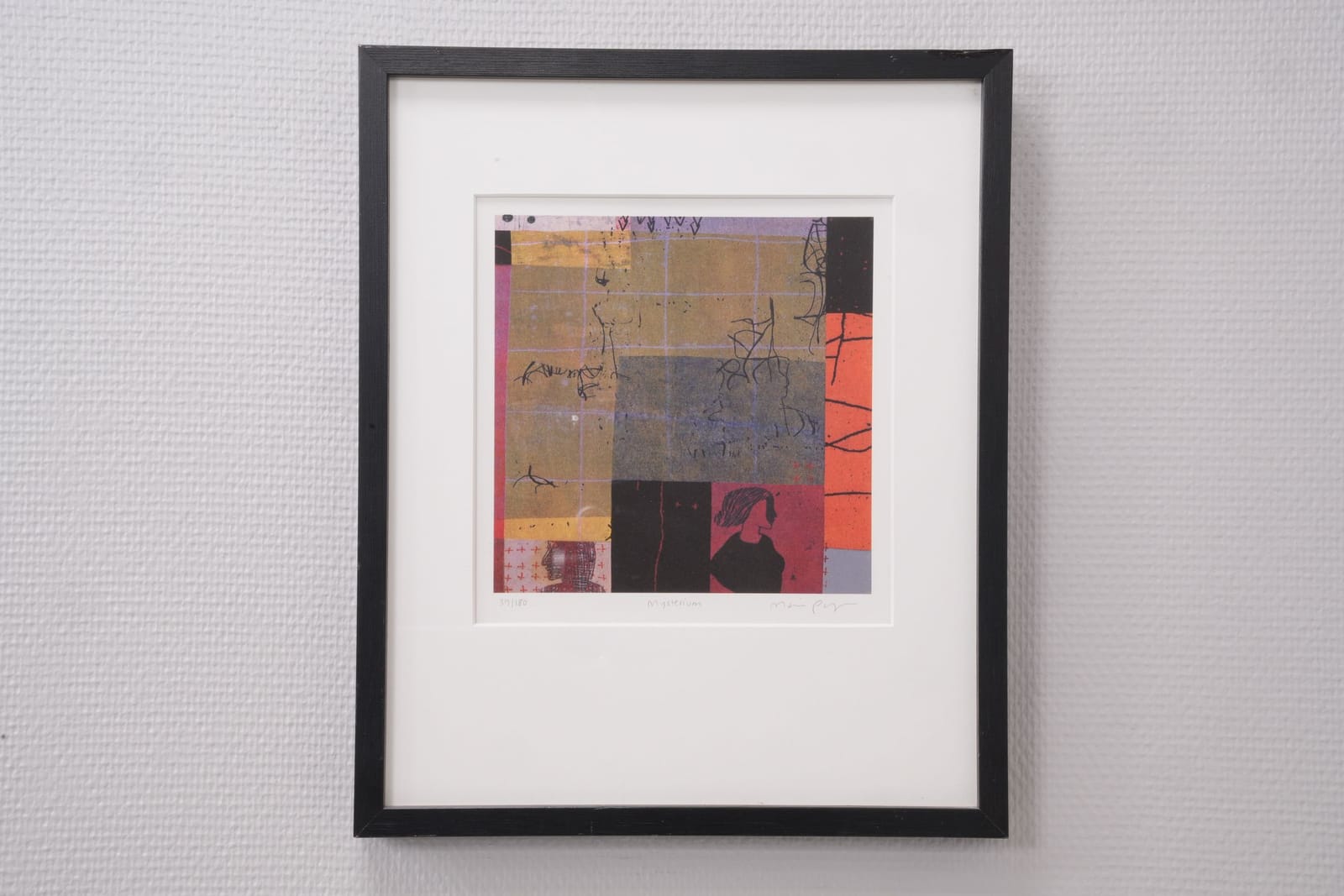 MARIE PALMGREN (1962), färglitografi, "Mysterium"