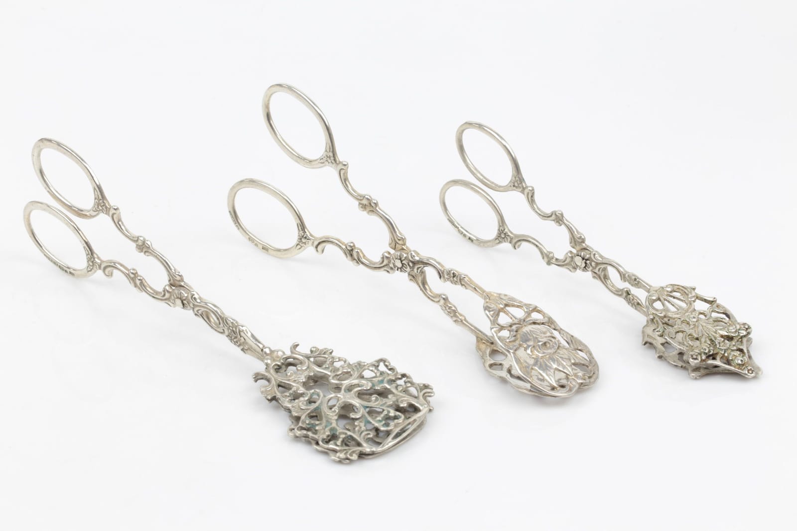 KAKTÄNGER, 3 st, silver, GEWE, ca 105,42 g