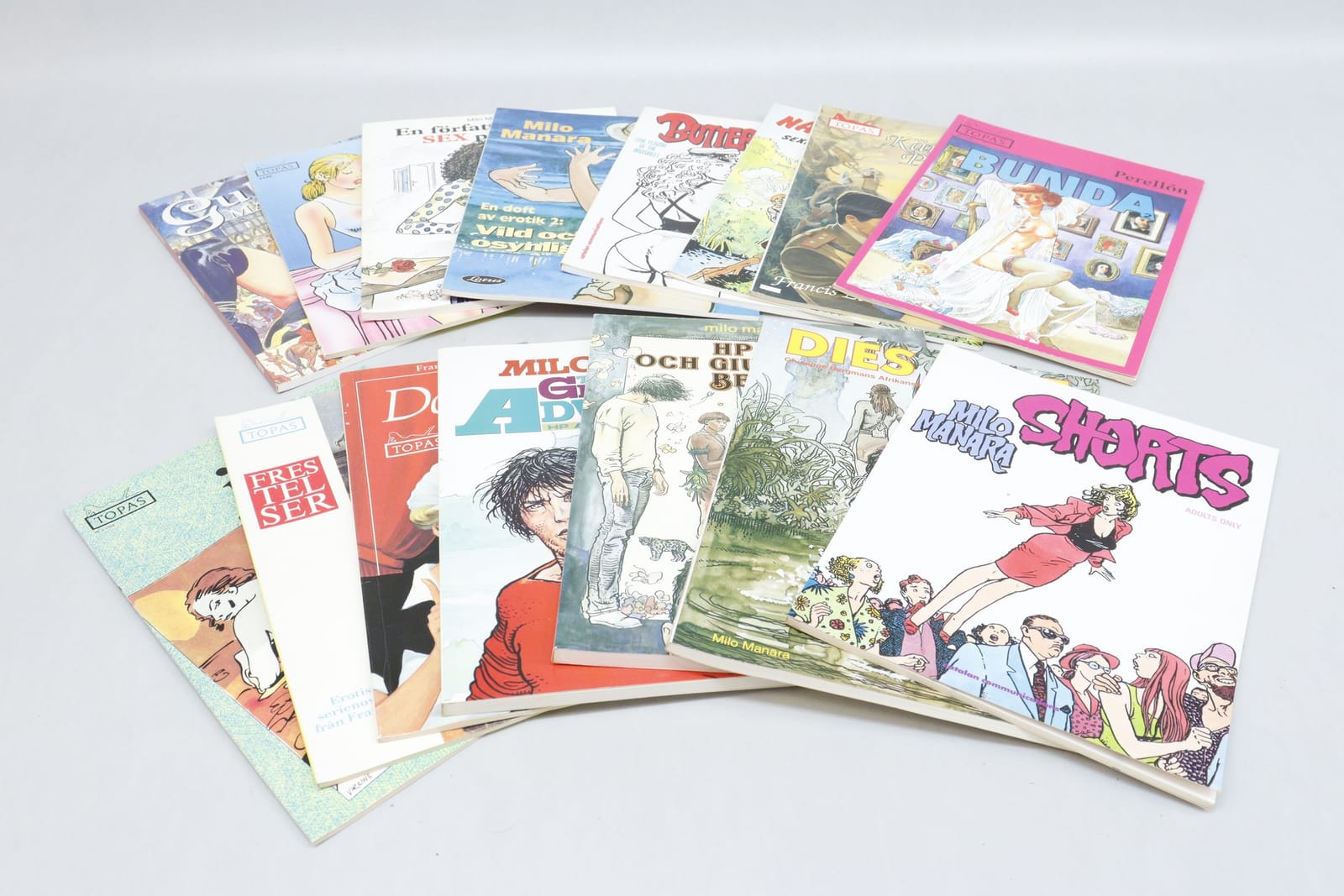 Seriemagasin, 15st, erotiska