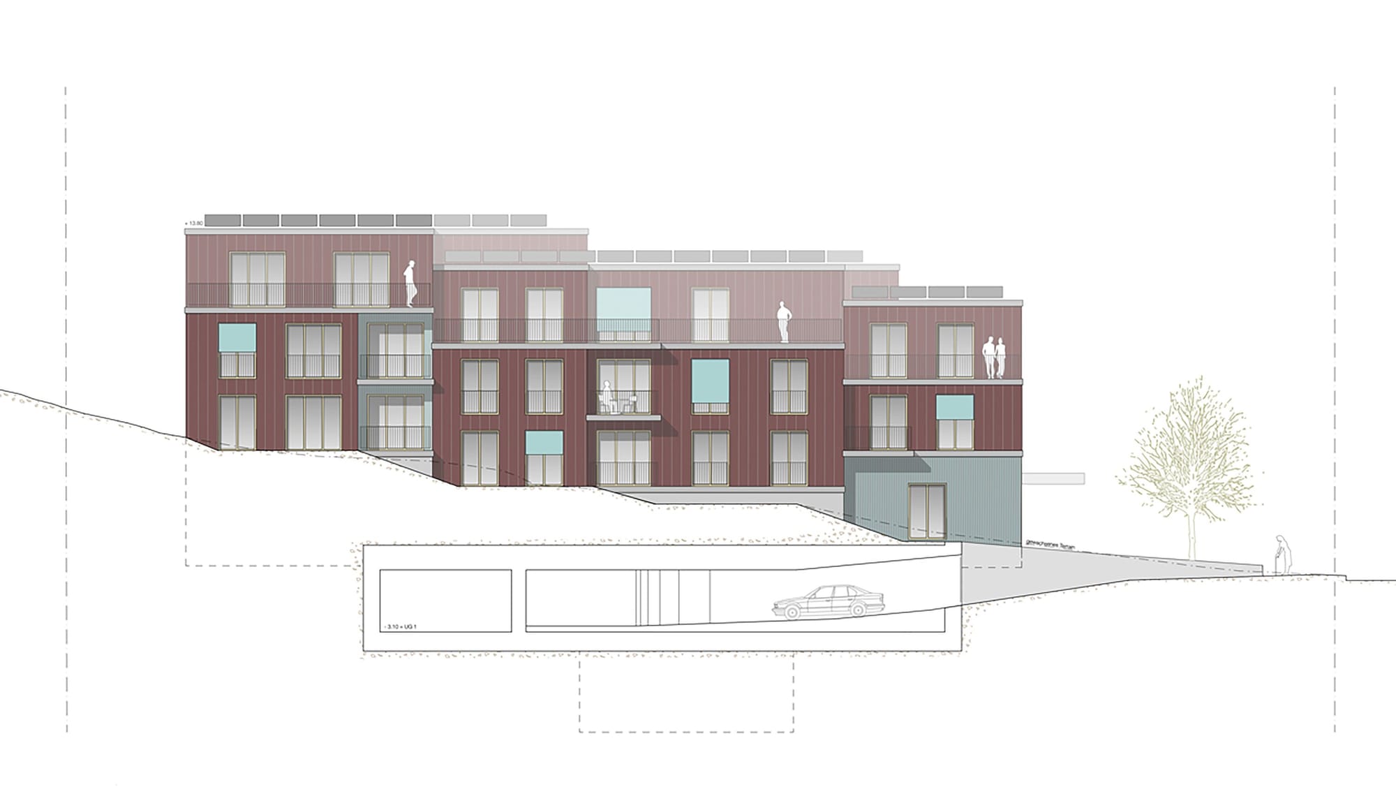 3073 Ansicht Nordwest 45 25