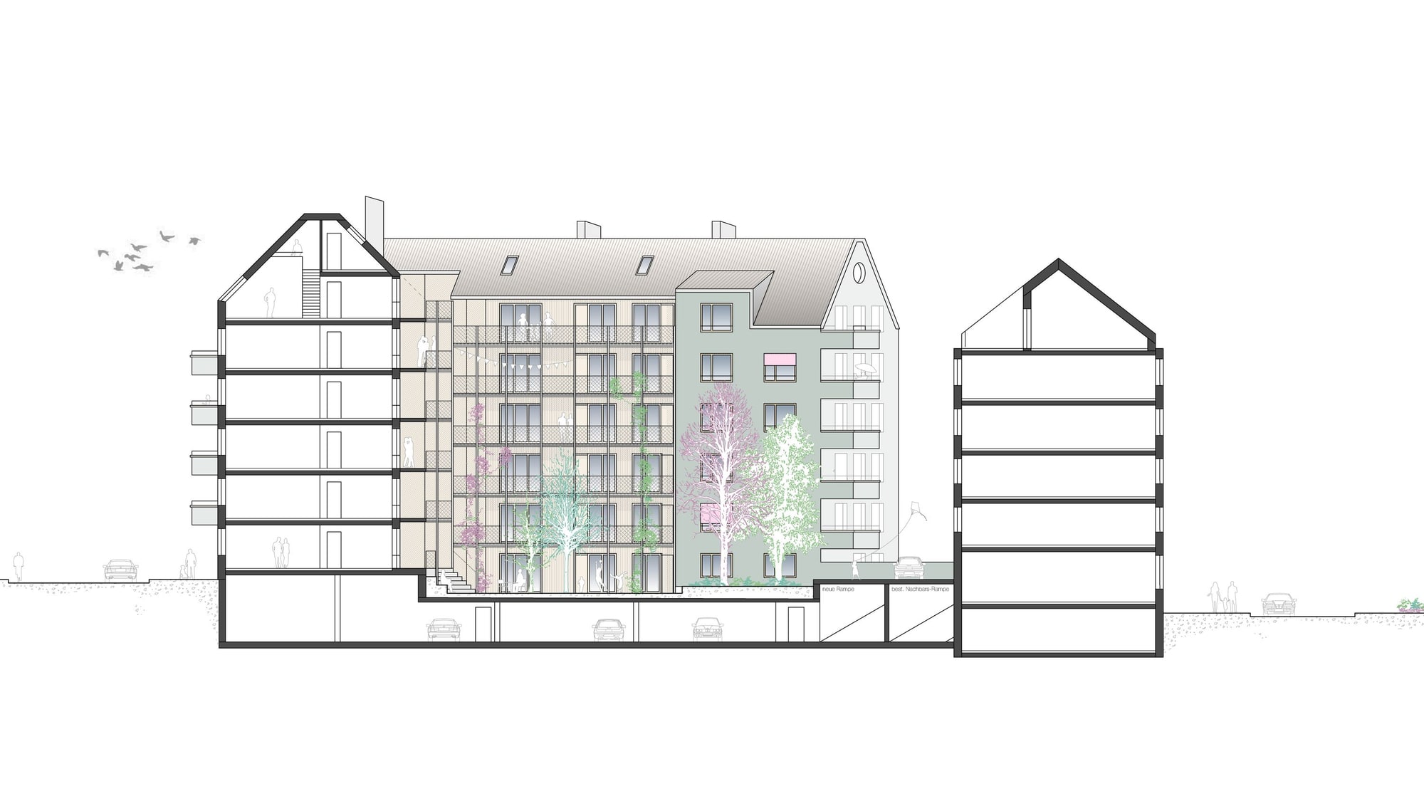 3064 Goldbrunnenstrasse Schnitt 45 25