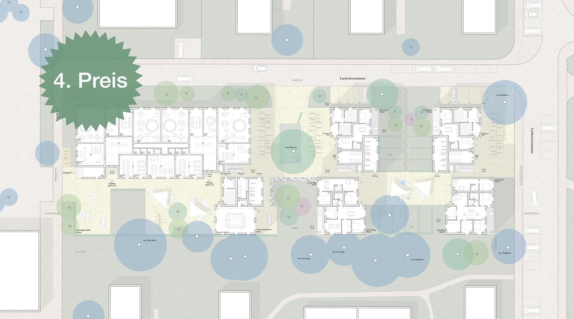 3066 Grundriss EG Umgebung 45 25 mit Stern