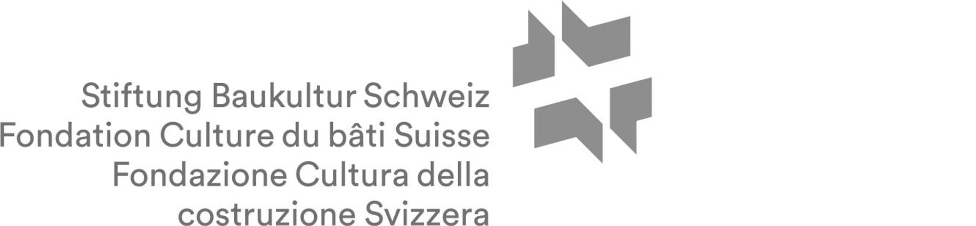 Stiftung Baukultur Schweiz grau klein