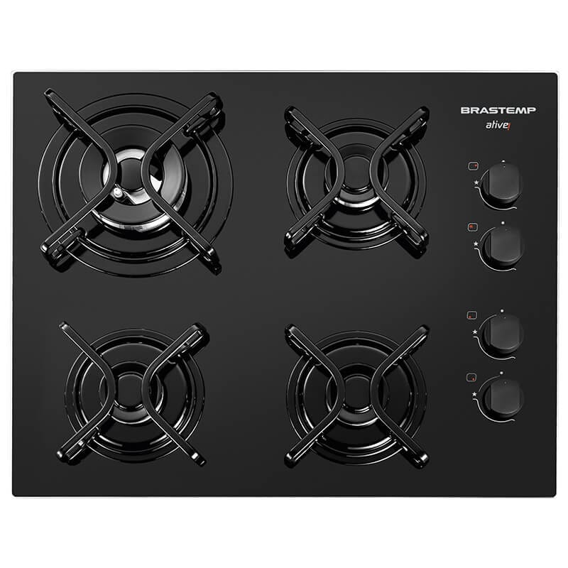Cooktop Fogão cooktop Brastemp de 2, 3, 4 e 5 bocas