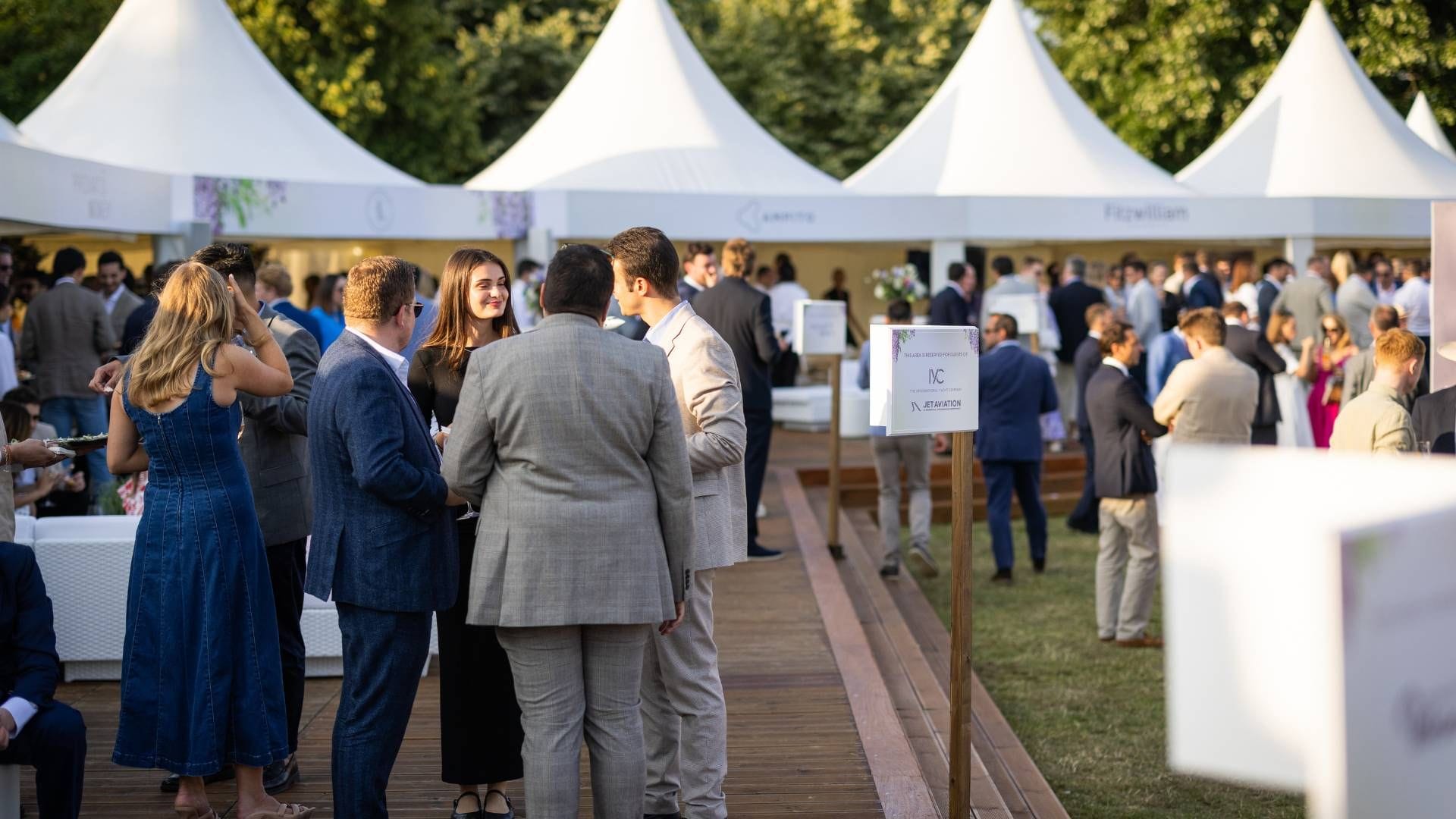 4 people discussing at the goffs 2025