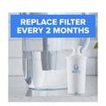 Standard Water Pitcher Replacement Water Filters, BPA Free (1-Pack) 6