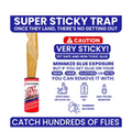 Fly Strips Indoor Sticky Hanging 24pk with Pins 3