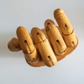 Handcrafted Wooden Anansi Figurine 3