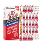 Fly Strips Indoor Sticky Hanging 24pk with Pins 1
