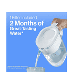 Brita Metro Water Filter Pitcher with SmartLight Change Indicator 6 Cup 2