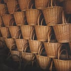 Handcrafted Bamboo Basket 1