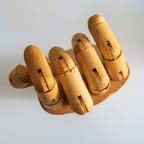 Handcrafted Bamboo Keychains 3