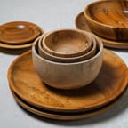 Handcrafted Pineapple Wood Bowl 3