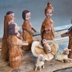Handcrafted Wooden Anansi Figurine 1