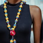 Handmade Jamaican Beaded Necklace 4