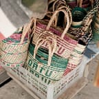 Handwoven Straw Beach Bag 4
