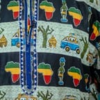Jamaican Print Sarong 1