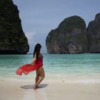 Tropical Beach Sarong 1