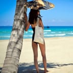 Tropical Print Swimsuit 3
