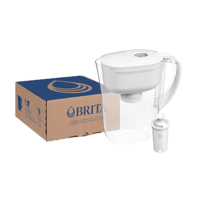 Brita Metro Water Filter Pitcher with SmartLight Change Indicator 6 Cup
