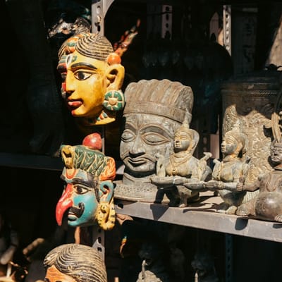 Handcrafted Wood Carved Mask