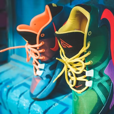 Rasta Color Canvas Sneakers