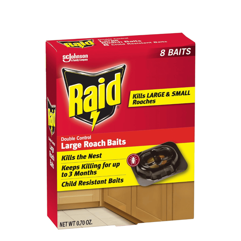 Raid Double Control Large Roach Baits (8 Count)