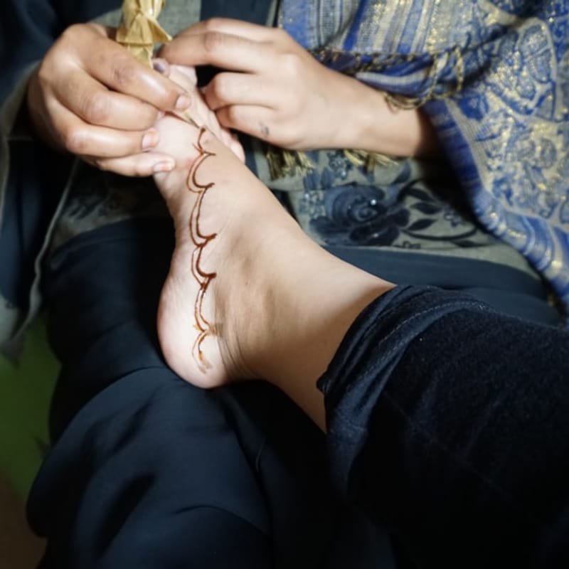 Handmade Beaded Anklet