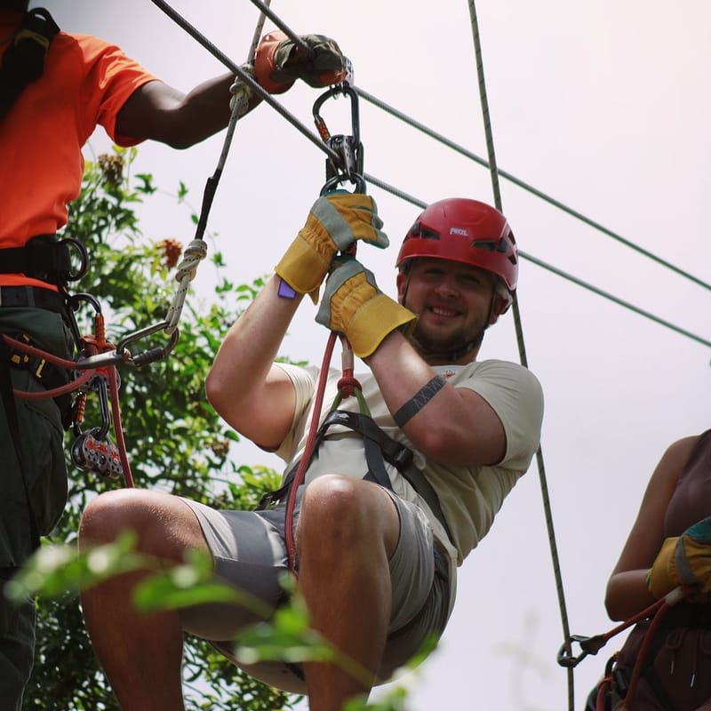 Zipline Canopy + Horseback Ride + Catamaran Cruise Experience