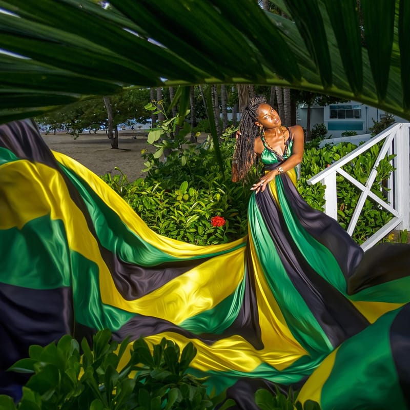 Flying Dress Photoshoot + Clear Kayak Drone Photoshoot Experience