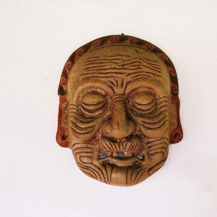 Handcrafted Jamaican Wooden Masks
