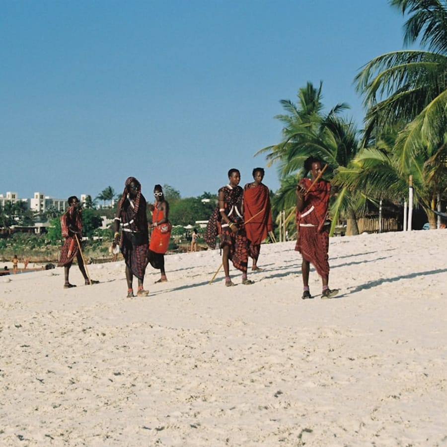 Patterned Beach Sarong
