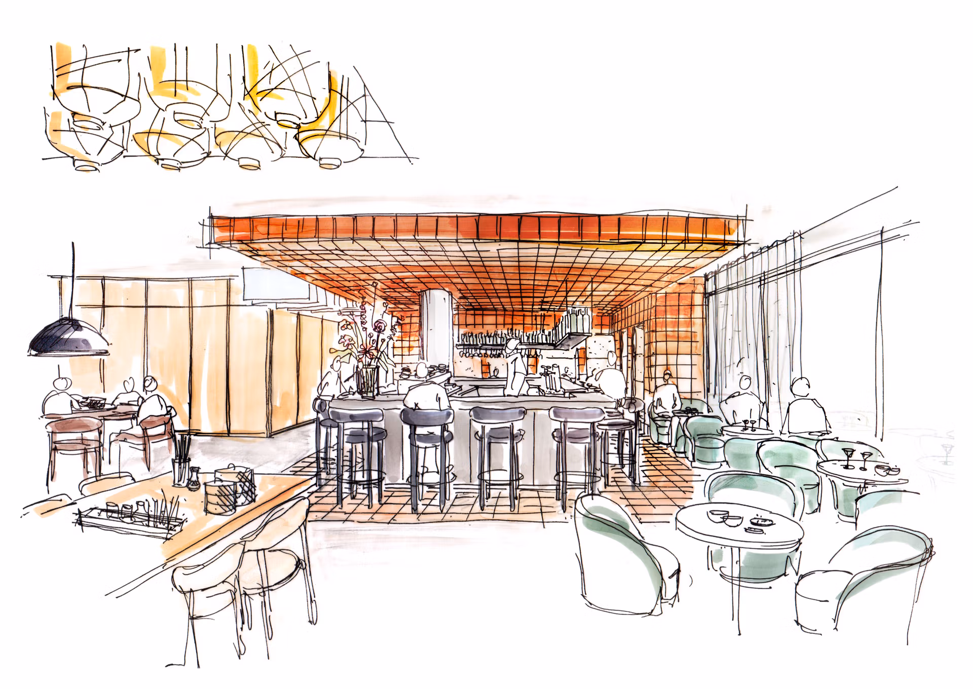 SKETCH WIN restaurant bar