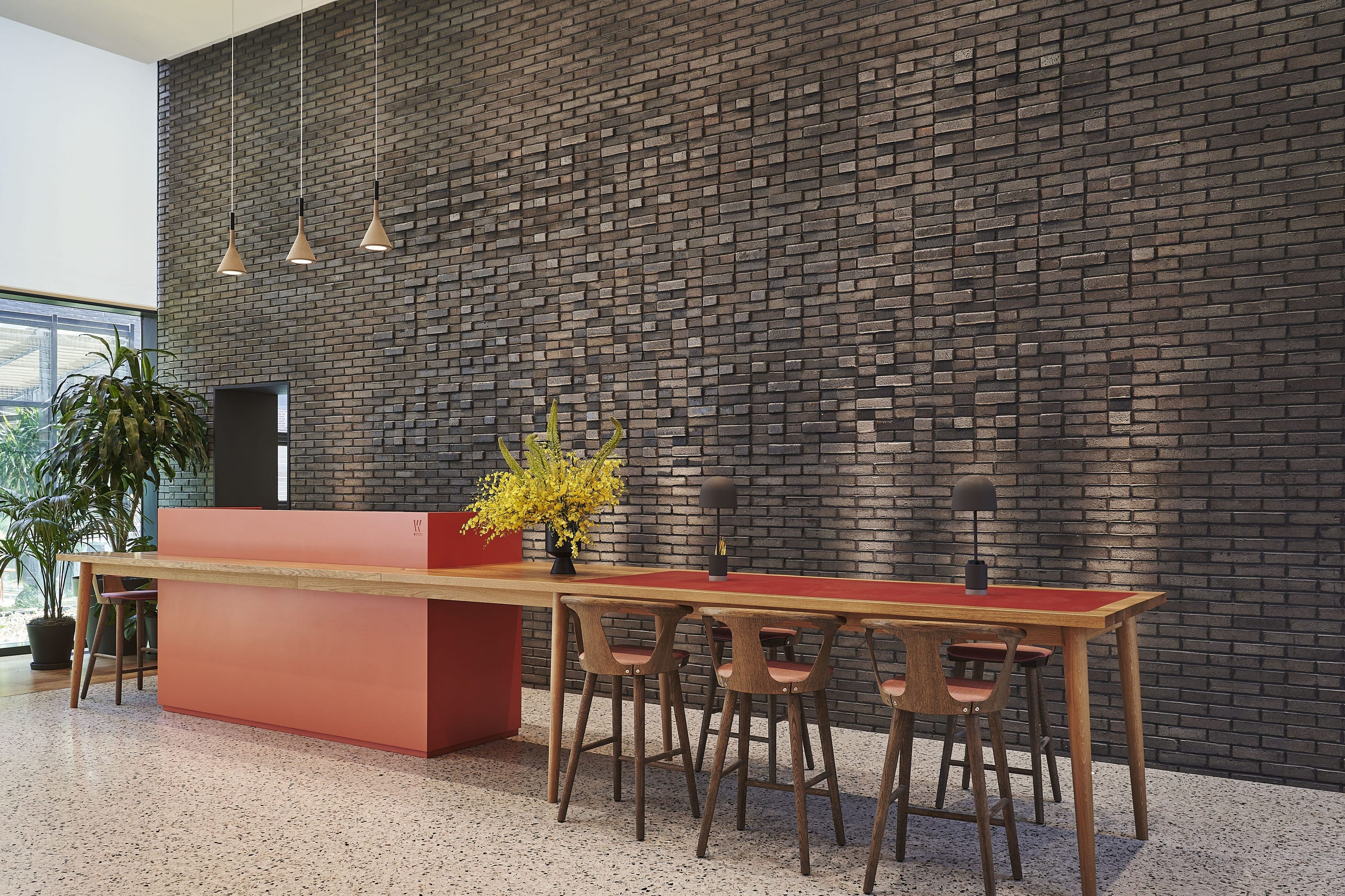 547 West 47th Street Lobby Front Desk Credit Adrian Gaut