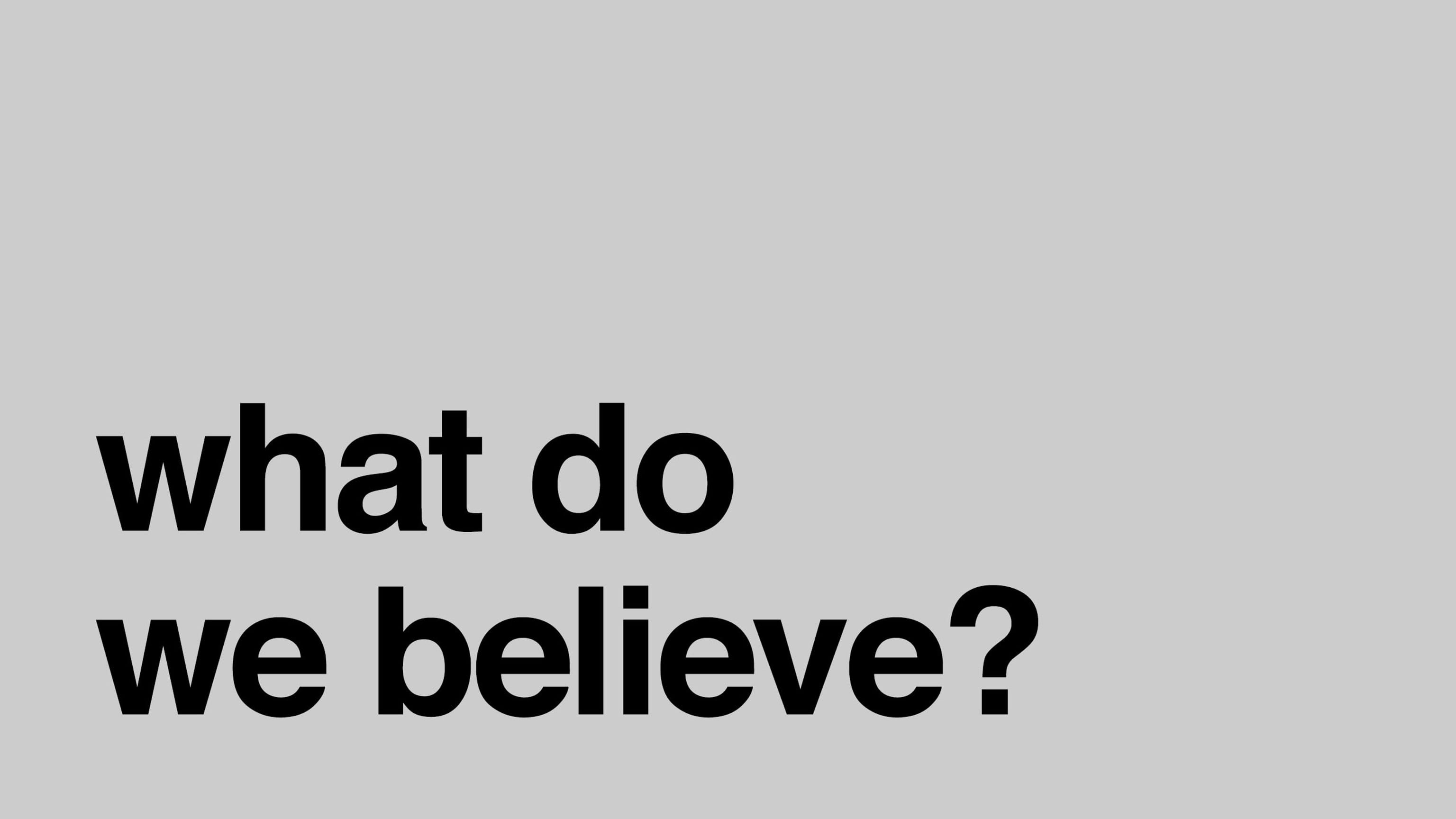 Website quotes templatewhat do we believe