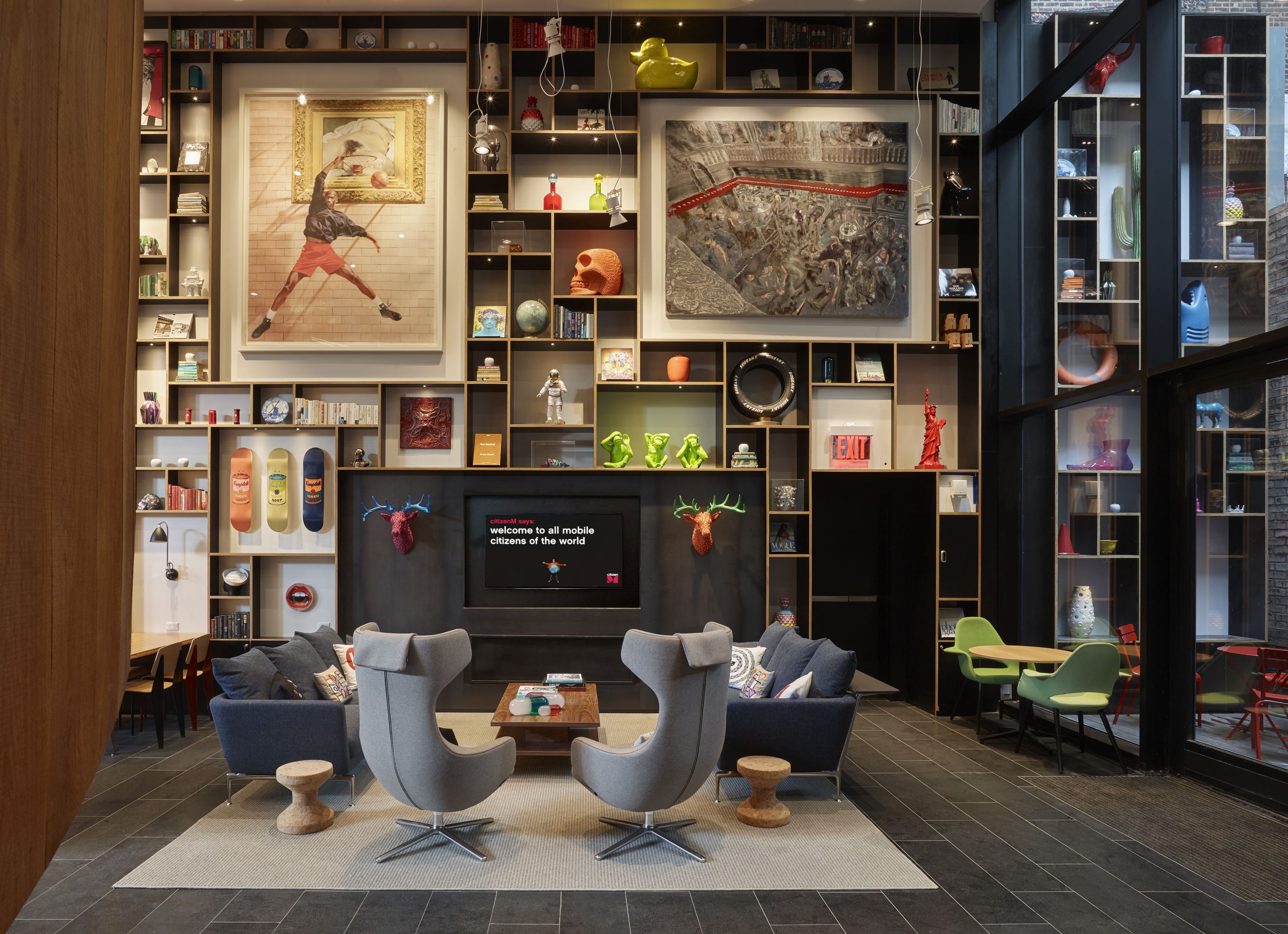 Citizen M bowery living room