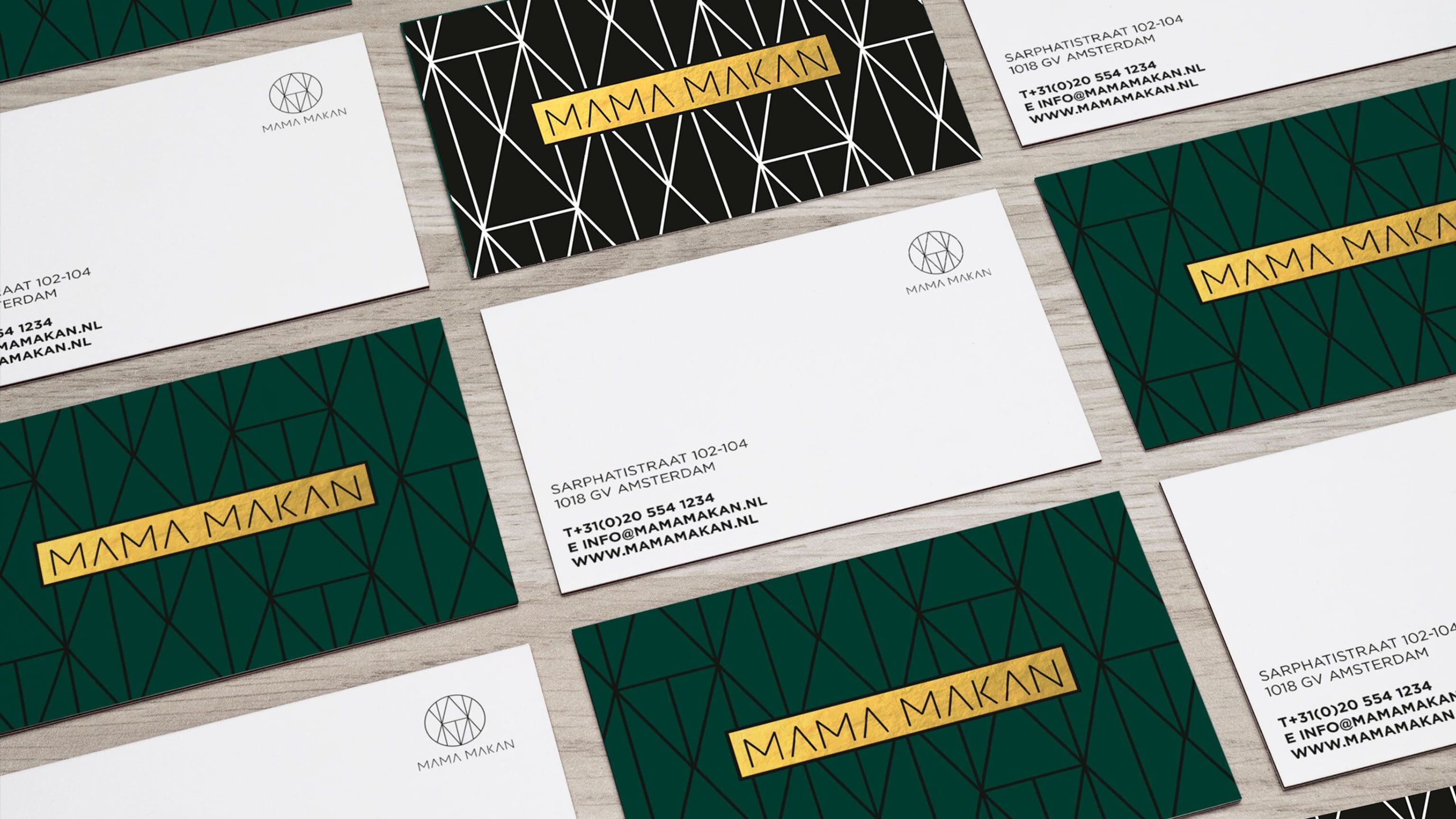 Mamamakan identity businesscards