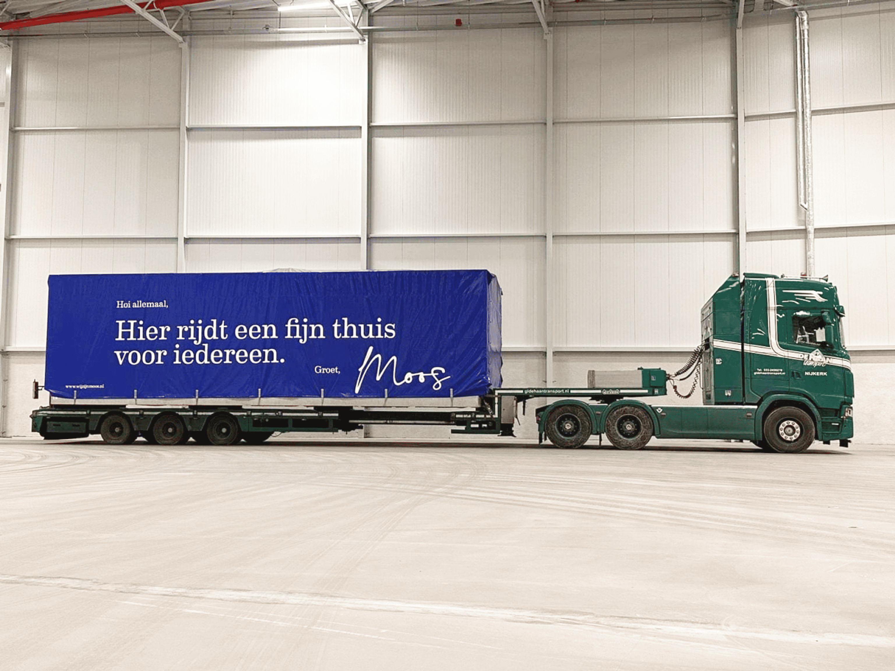 Moos Concrete Vrachtwagen