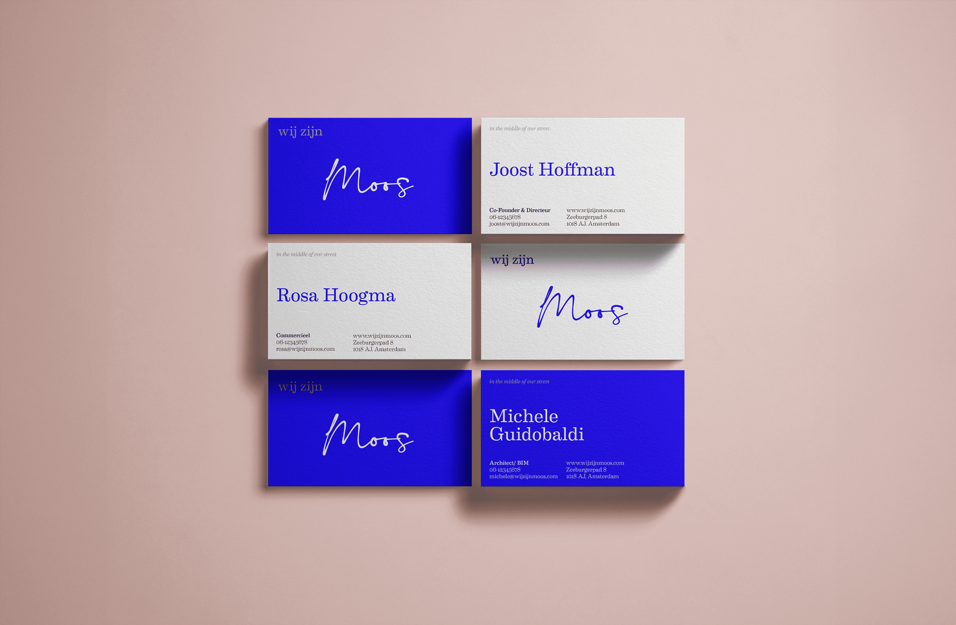 Moos businesscards