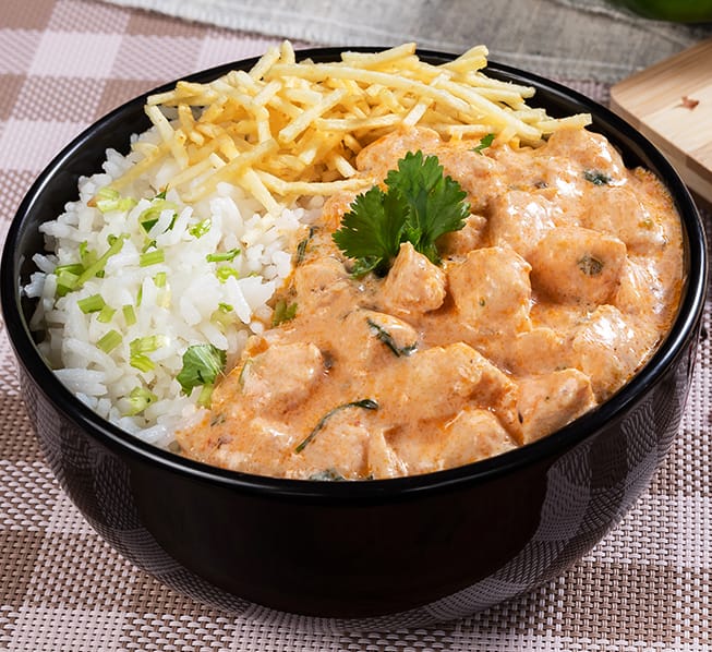 Frango Xadrez com Arroz Basmati (300g)