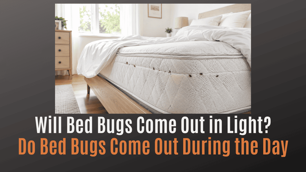 
                Will Bed Bugs Come Out in Light? Do Bed Bugs Come Out During the Day?
                      